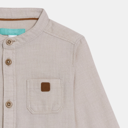 قميص أكسفورد باللون البني...